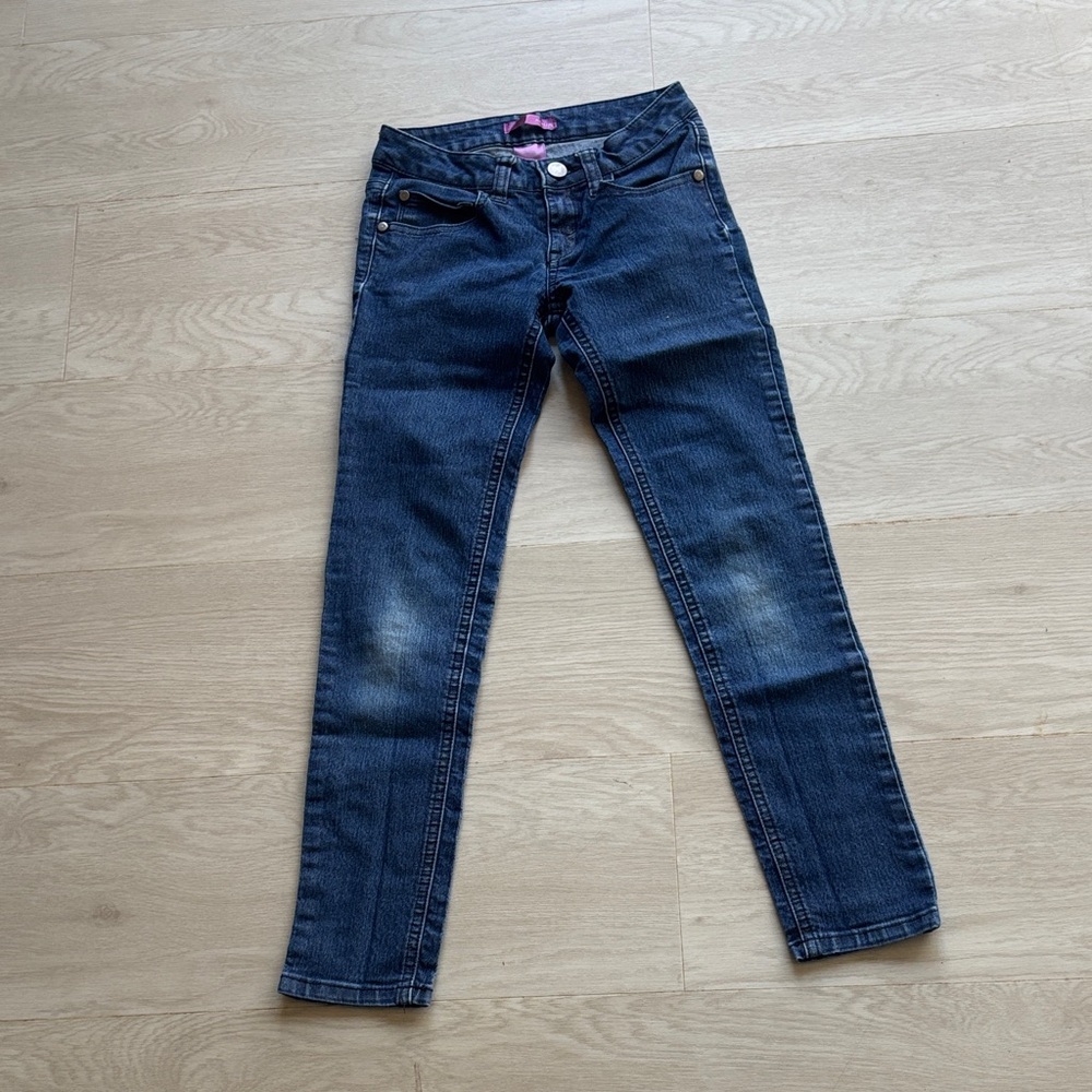 Aqua Midnight Blue Women's Skinny Jeans